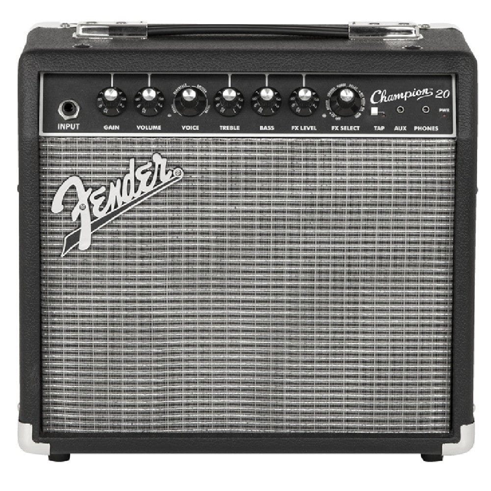 Fender Champion 20 Watts Combo Guitar Amplifier with Cable, Polishing Cloth & E-Book - Image 2