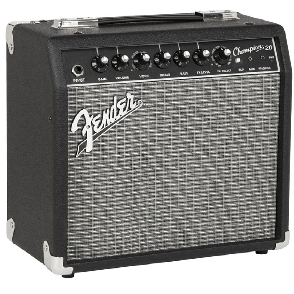 Fender Champion 20 Watts Combo Guitar Amplifier with Cable, Polishing Cloth & E-Book - Image 4