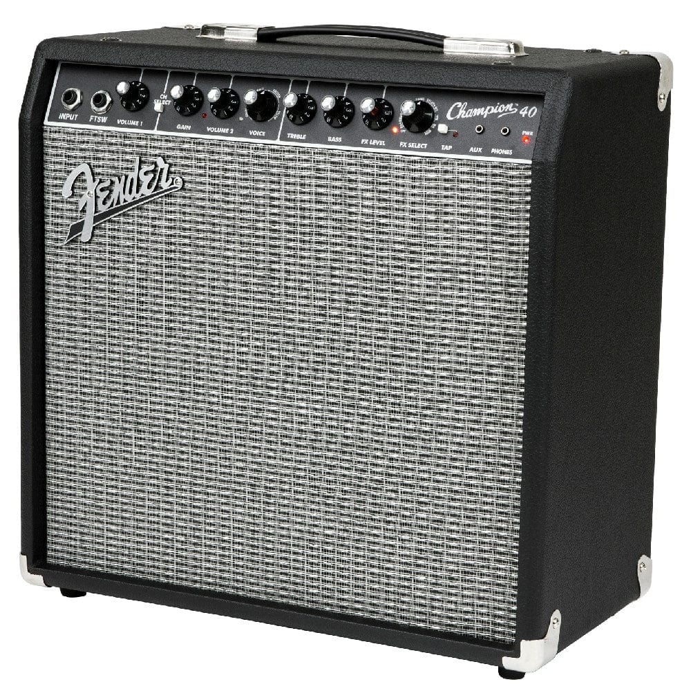 Fender Champion 40 Watts Combo Guitar Amplifier with Cable, Polishing Cloth & E-Book - Image 3
