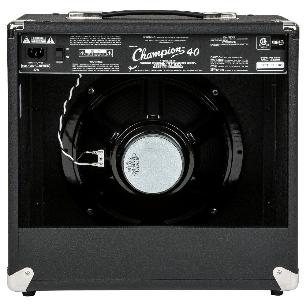 Fender Champion 40 Watts Combo Guitar Amplifier with Cable, Polishing Cloth & E-Book - Image 6