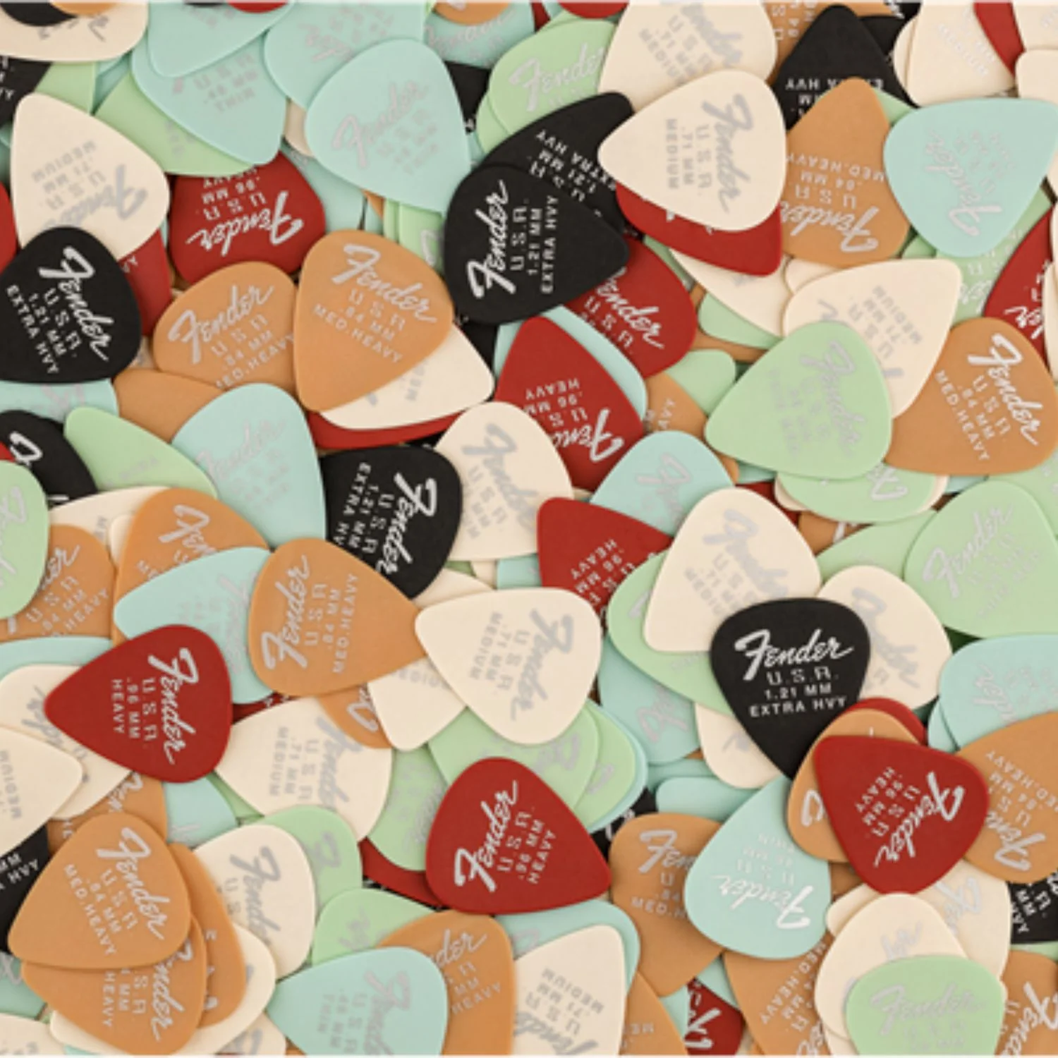 Fender Dura Tone Delrin Guitar Picks 351 Shape- Pack of 12 - Image 6