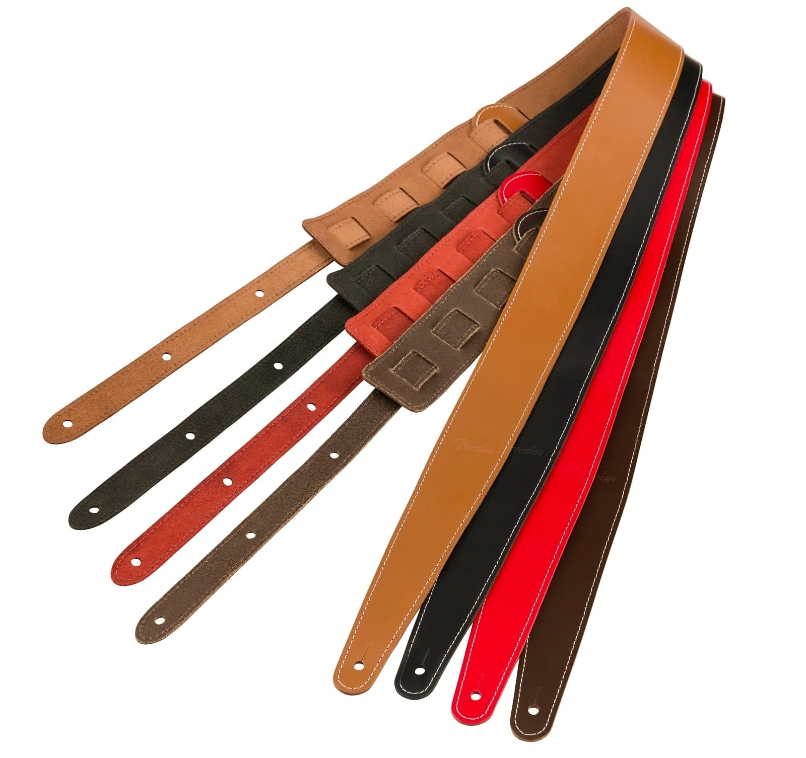 Fender Essentials Leather Guitar Straps - Image 3