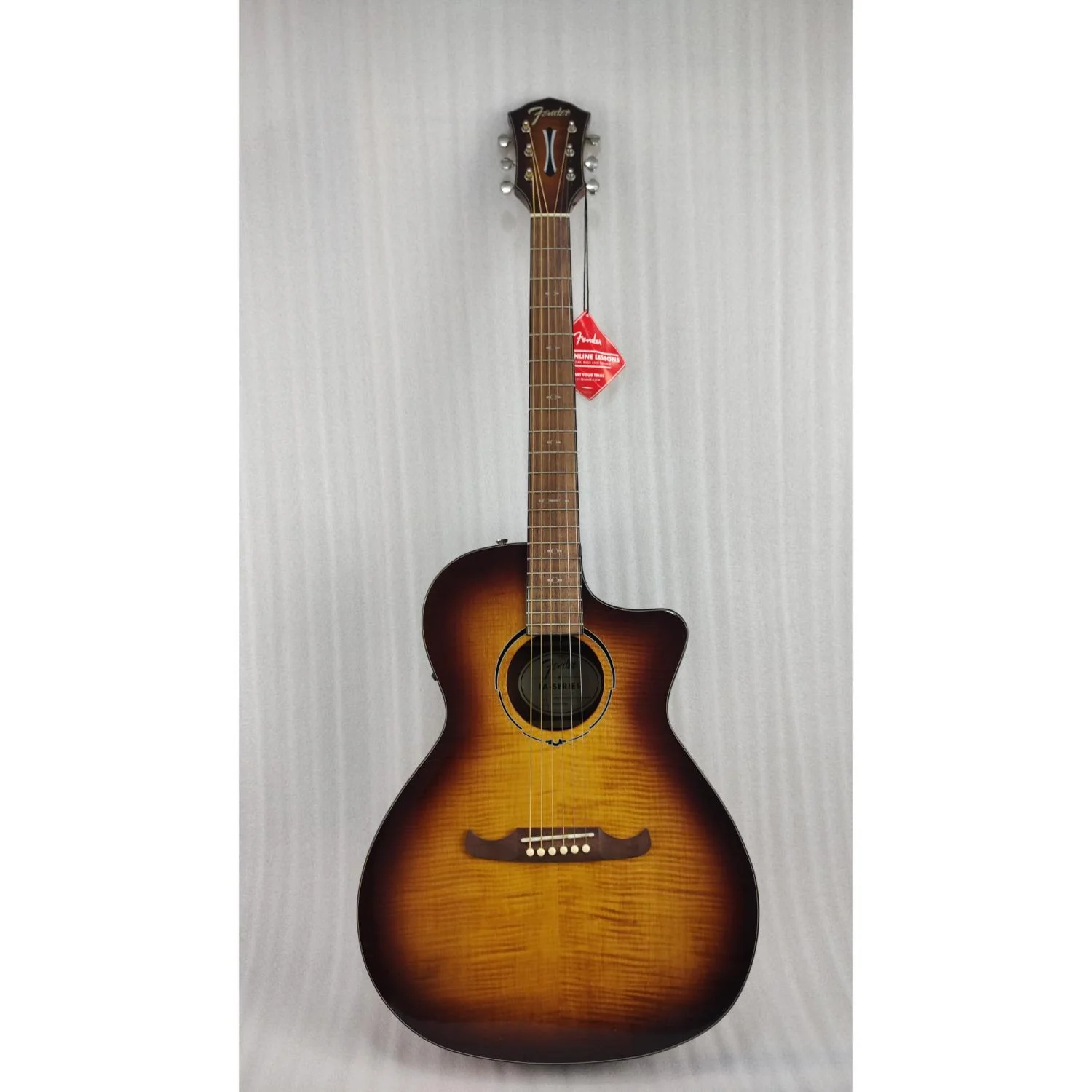Fender FA-345CE Auditorium Electro Acoustic Guitar - 3 Tone Tea Burst - Open Box