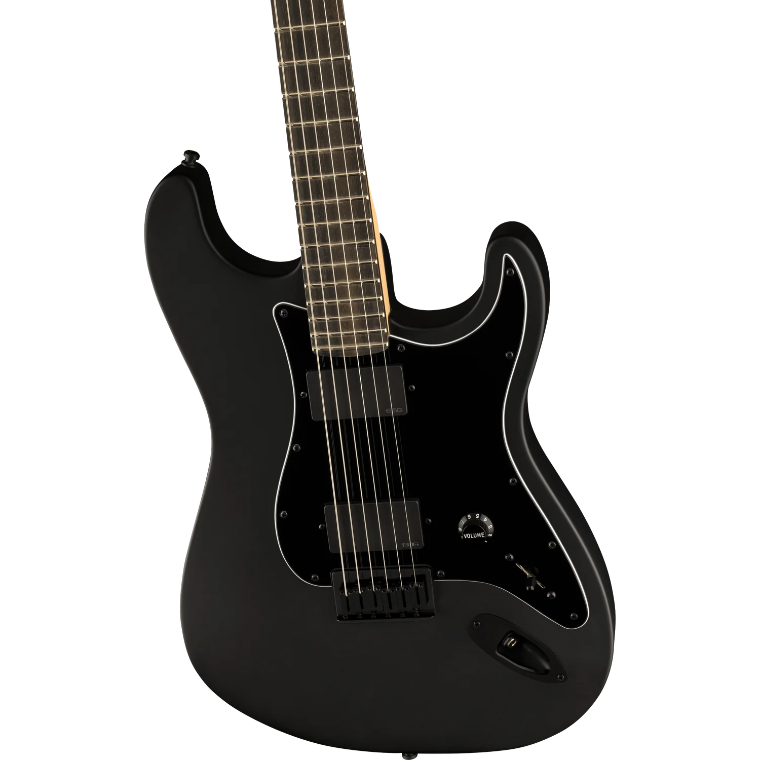 Fender Jim Root Stratocaster Electric Guitar, Ebony Fingerboard, Flat Black - Image 3