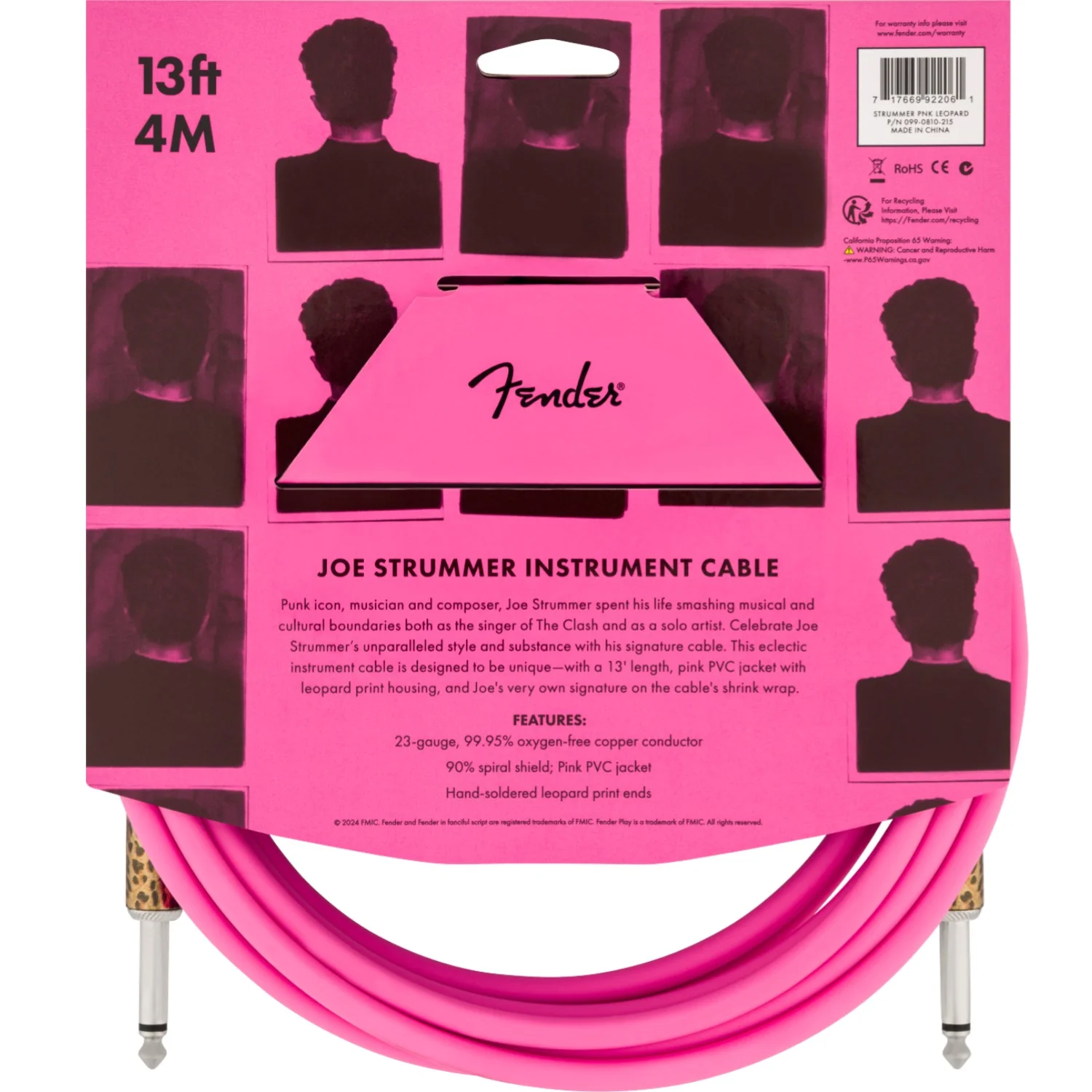 Fender Joe Strummer Instrument Cable - Image 3