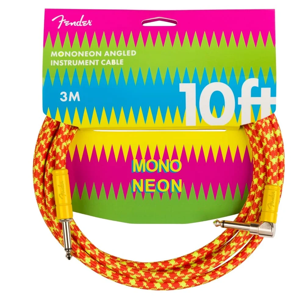 Fender MonoNeon 10' Angled Instrument Cable