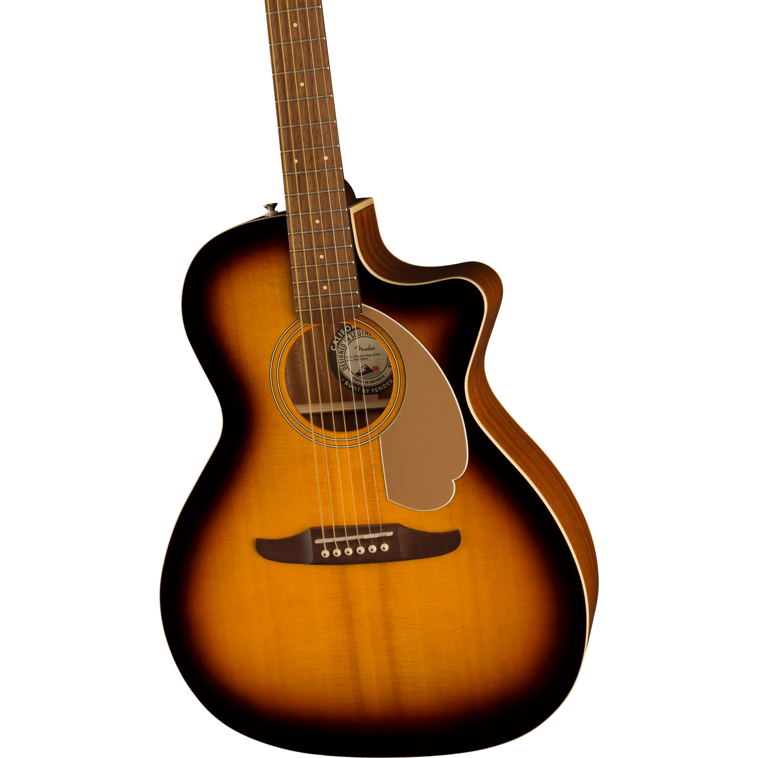 Fender Newporter Player 6 String Electro Acoustic Guitar - Image 10