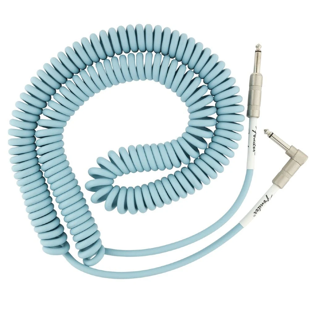 Fender Original Series 30 Feet Right Angle to Straight Coiled Cables - Open Box