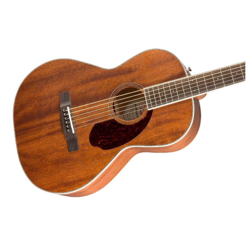 Fender PM-2 Parlor NE All Mahogany Acoustic Guitar with Case - Image 4