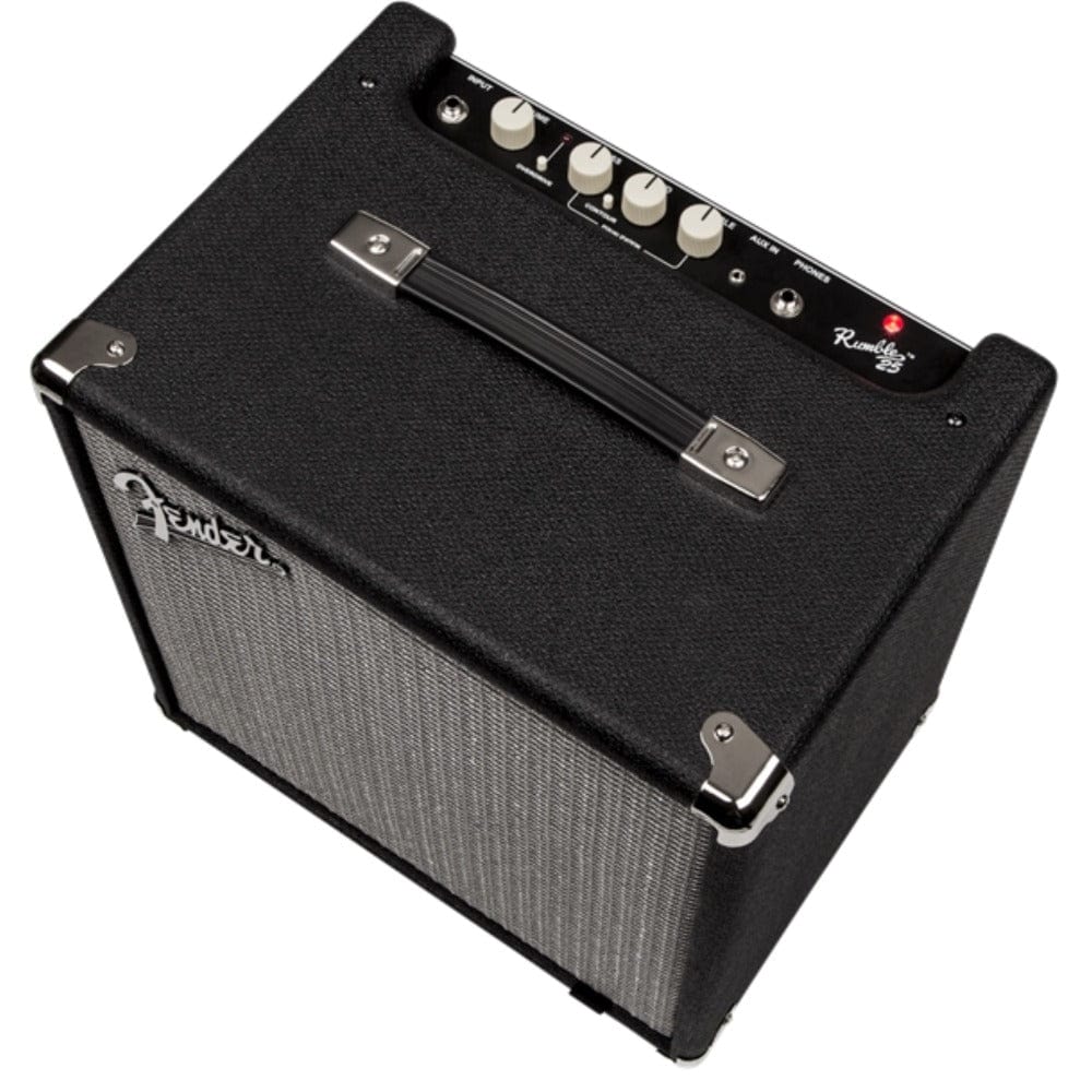 Fender Rumble 25 Watt Bass Combo Amplifier - Version 2 - Image 4