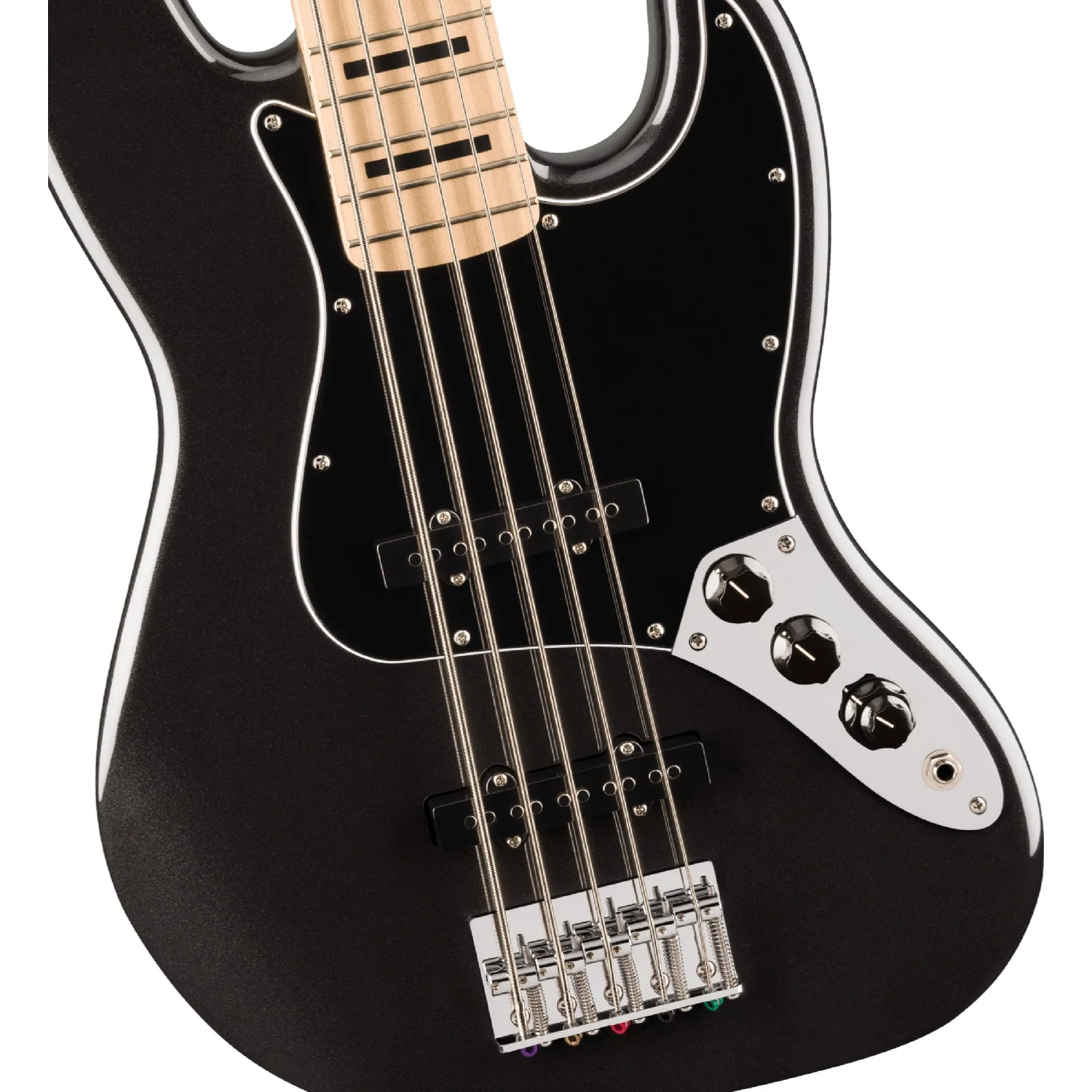 Fender Squier Affinity Active V Jazz 5 String Bass Guitar - Image 2