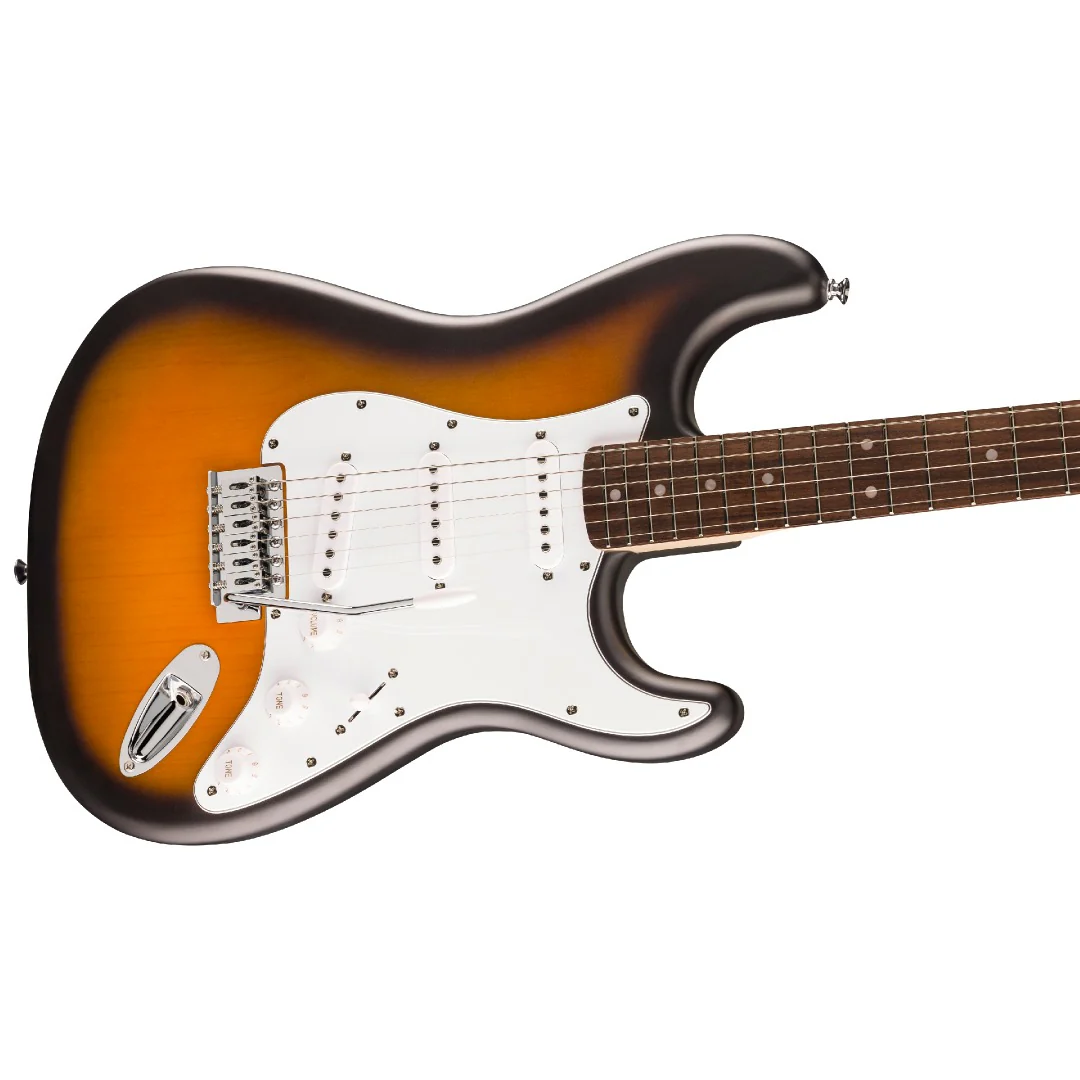 Fender Squier Debut Stratocaster Electric Guitar with Amplifier, Gigbag, Tuner, Strap, Picks, Cable, Polishing Cloth & Ebook - Image 5