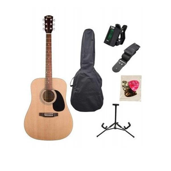 Fender Squier SA105 Premium Dreadnought Acoustic Guitar Pack - Image 2