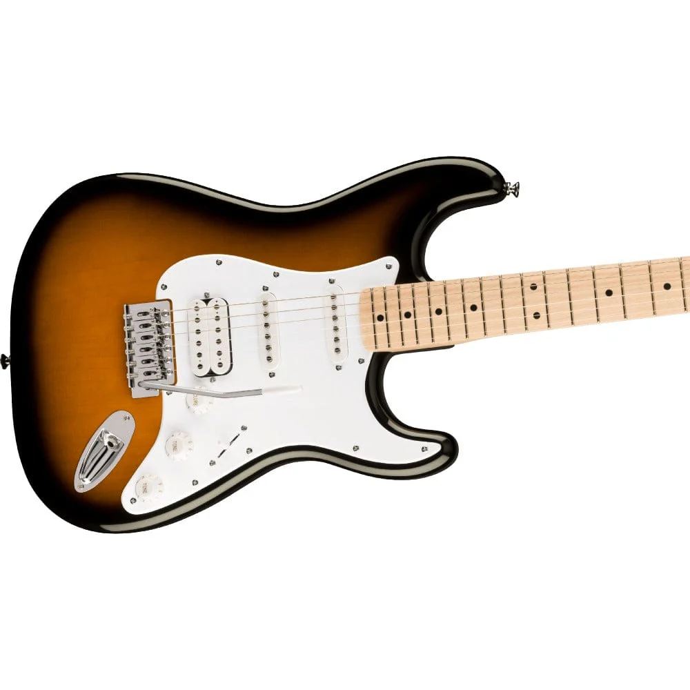 Fender Squier Sonic Stratocaster Electric Guitar with Bag,Polishing Cloth, Strap, Tuner, Pick and Ebook - Image 3