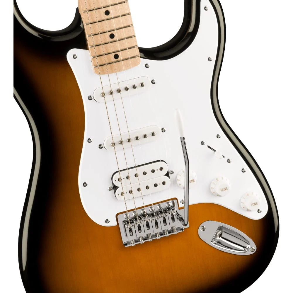 Fender Squier Sonic Stratocaster Electric Guitar with Bag,Polishing Cloth, Strap, Tuner, Pick and Ebook - Image 4