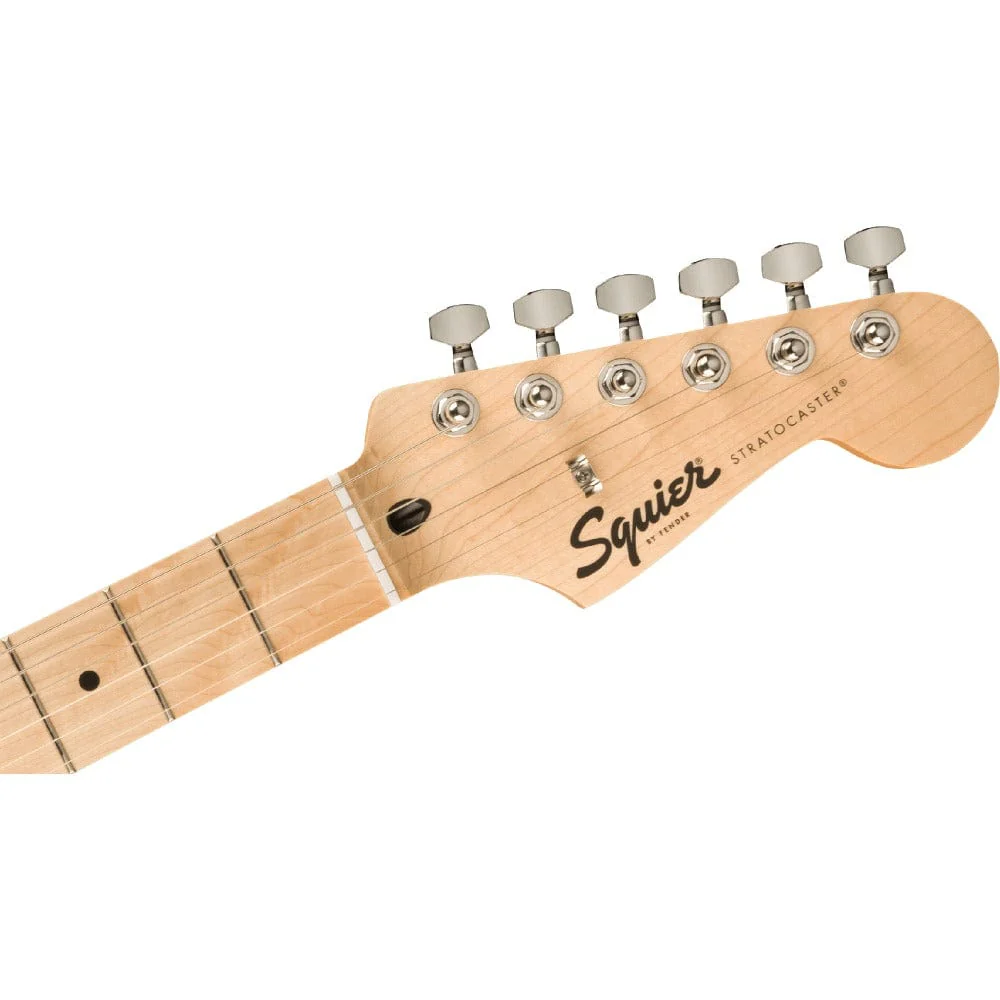 Fender Squier Sonic Stratocaster Electric Guitar with Bag,Polishing Cloth, Strap, Tuner, Pick and Ebook - Image 5