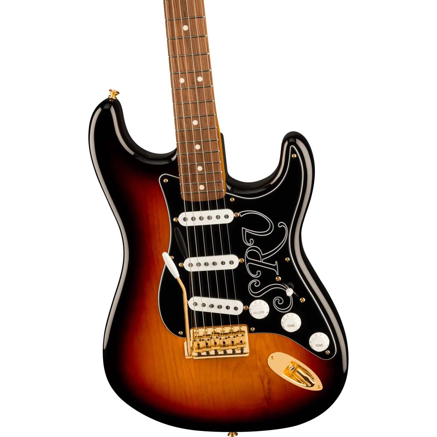 Fender Stevie Ray Vaughan Stratocaster Electric Guitar, Pau Ferro Fingerboard, 3-Color Sunburst - Image 3