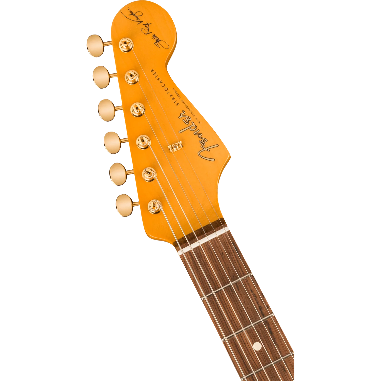 Fender Stevie Ray Vaughan Stratocaster Electric Guitar, Pau Ferro Fingerboard, 3-Color Sunburst - Image 4