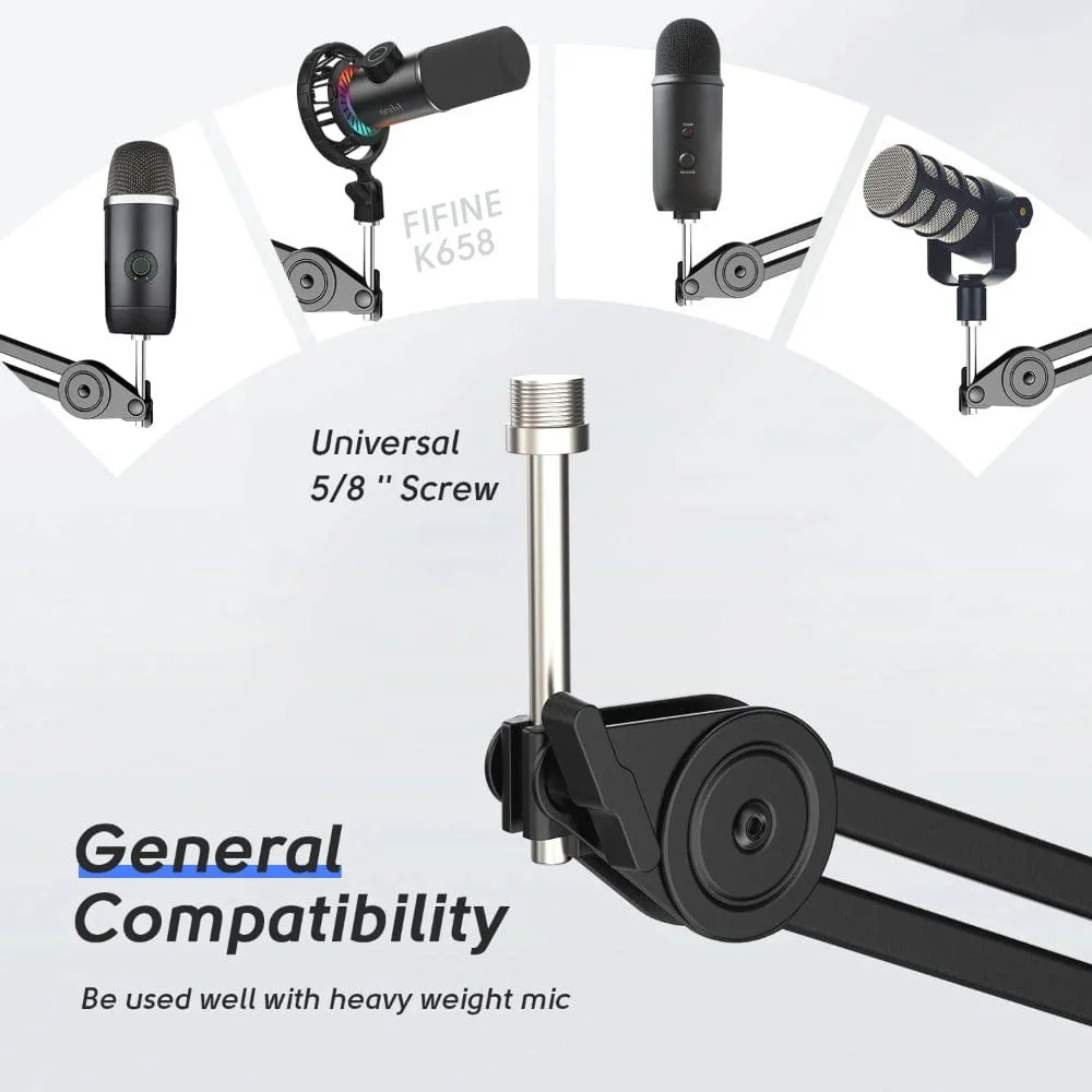 Fifine BM63 Microphone Arm Stand - Image 4