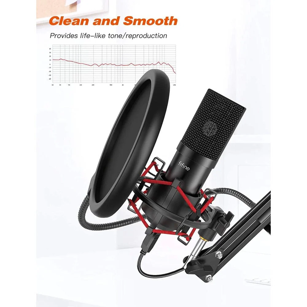 Fifine T732 USB Condenser Microphone Kit - Image 2