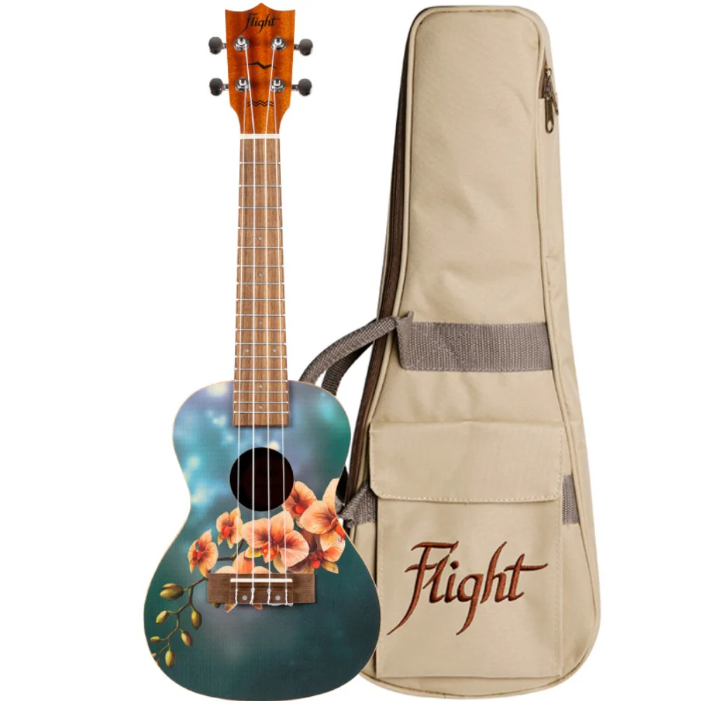 Flight AUC33 Orchid Concert Ukulele with Bag - Image 7