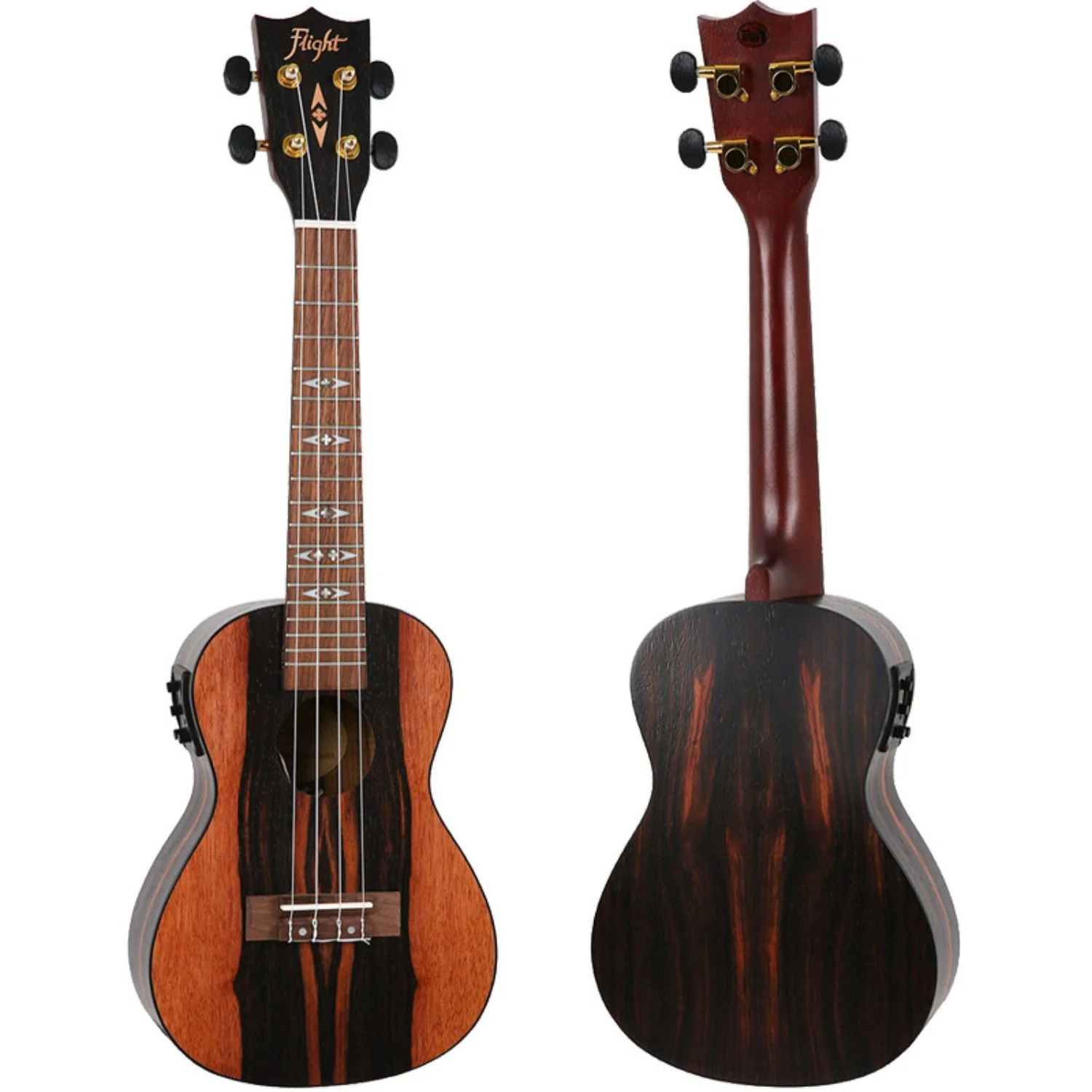 Flight DUC460EQ AMARA Electric Concert Ukulele with Bag - Image 3