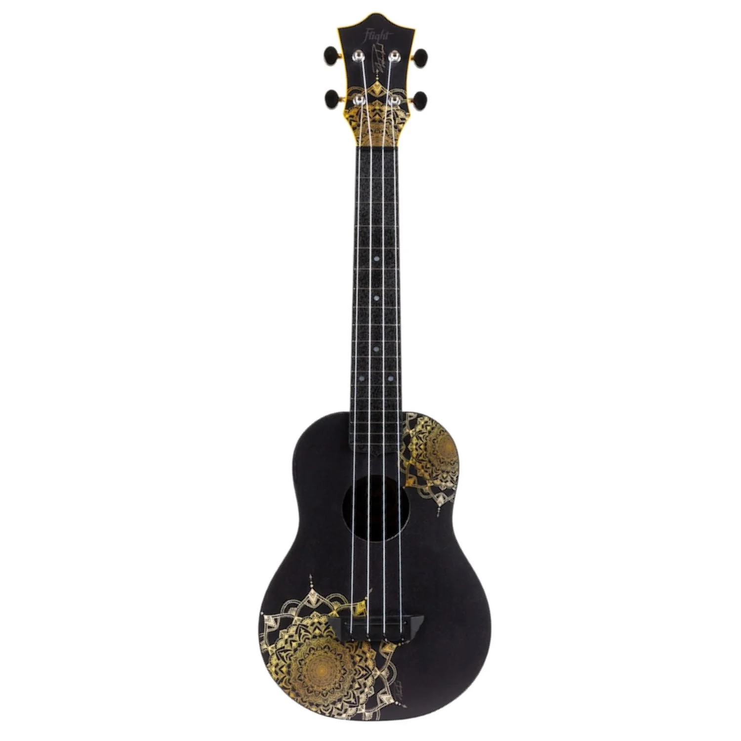 Flight TUC40 GD Mandala Travel Concert Ukulele with Bag