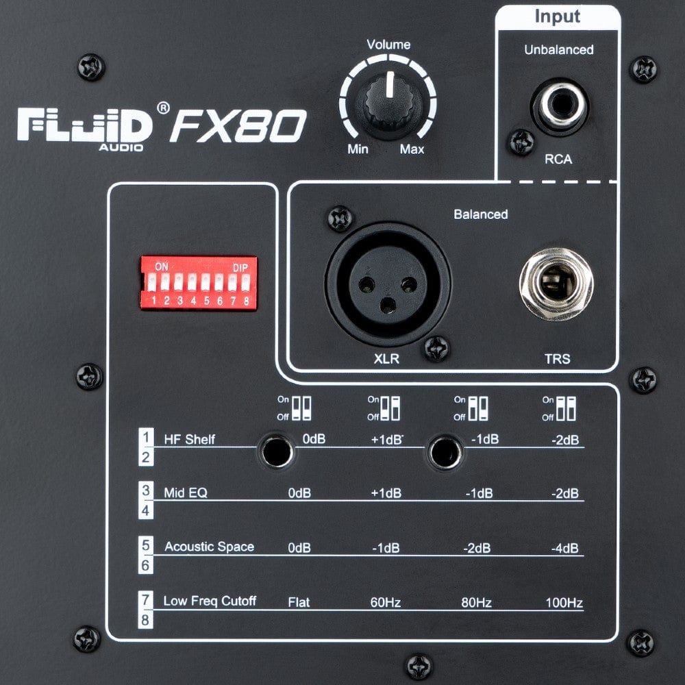 Fluid Audio FX80 8-inch 2-Way Active Studio Monitor Speaker - Image 4