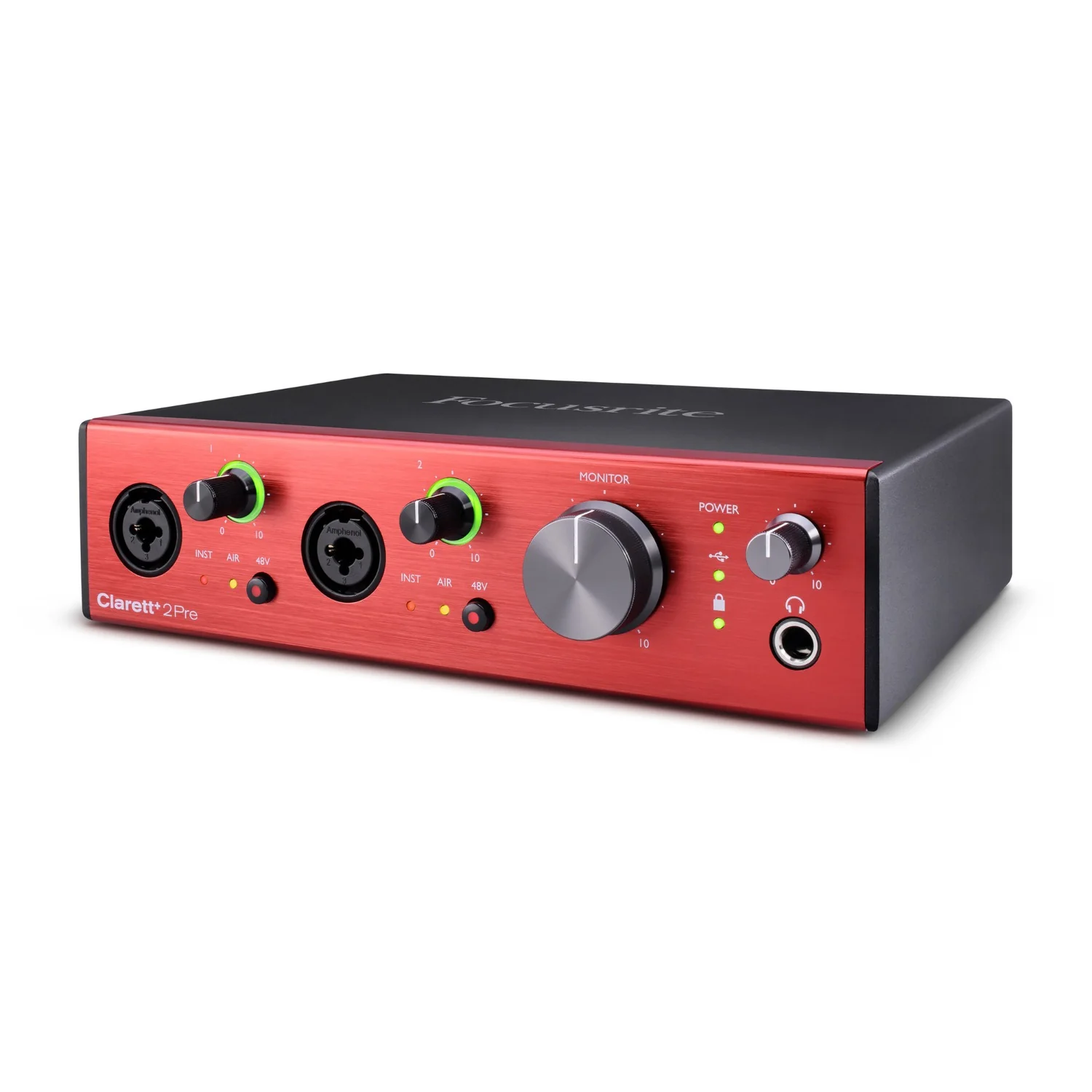 Focusrite Clarett 2Pre 10-In, 4-Out Thunderbolt Audio Interface - Image 2