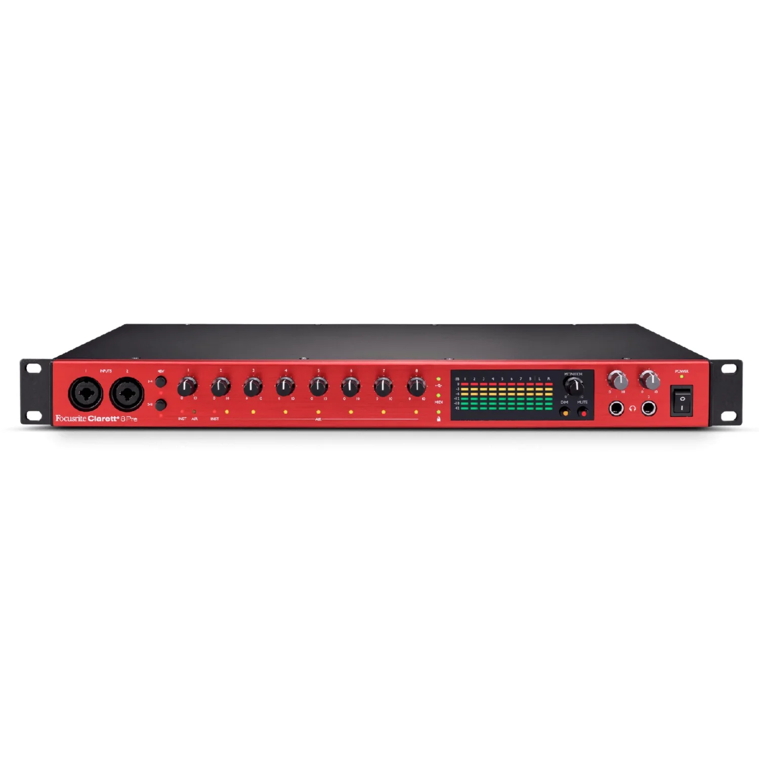 Focusrite Clarett Plus 8PRE 18-In 20-Out Audio Interface