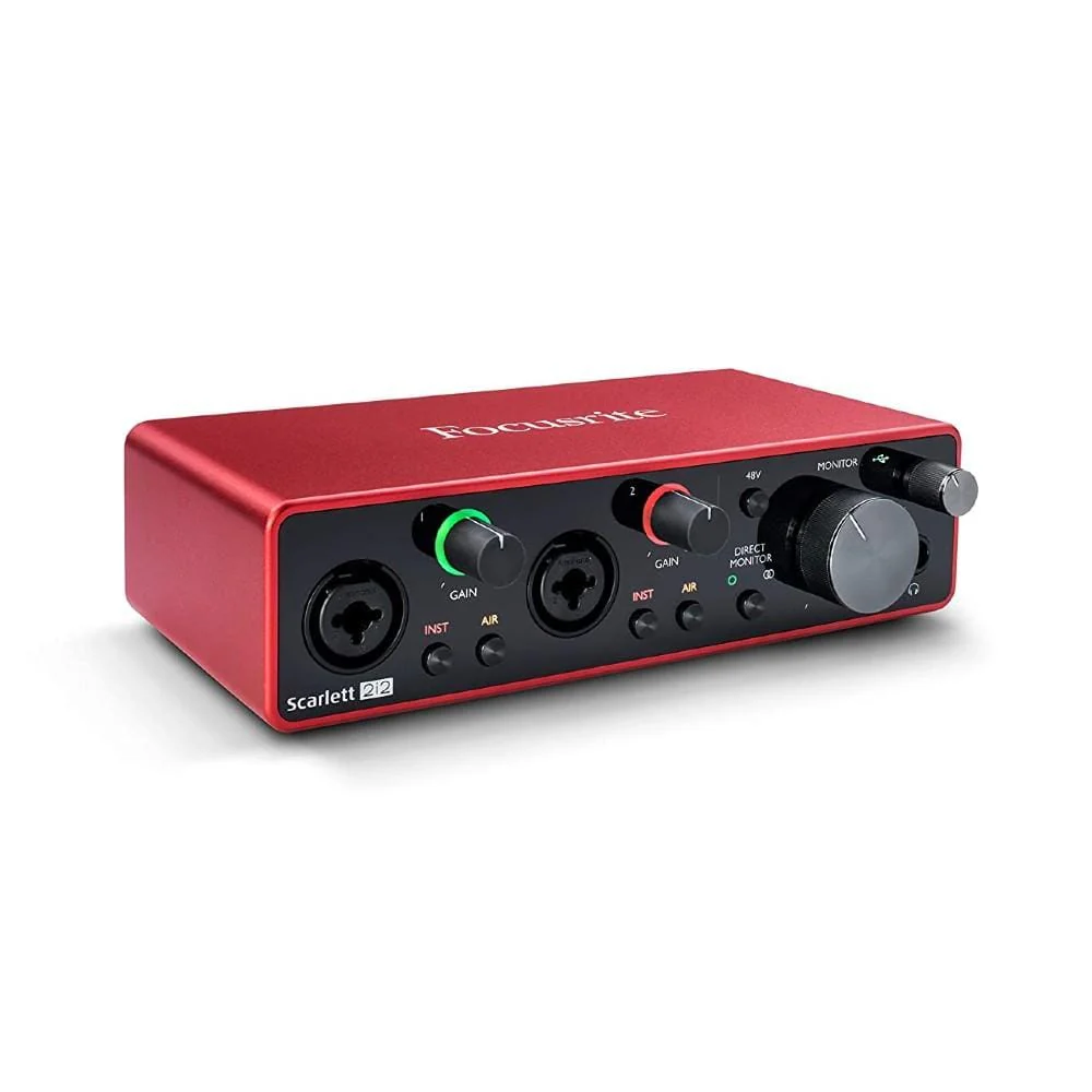 Focusrite Scarlett 2i2 Studio 3rd Gen USB Audio Interface and Recording Bundle - Image 3