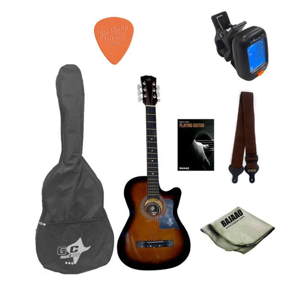 GC 38C Acoustic Guitar Starter Pack With E-Book - Image 5