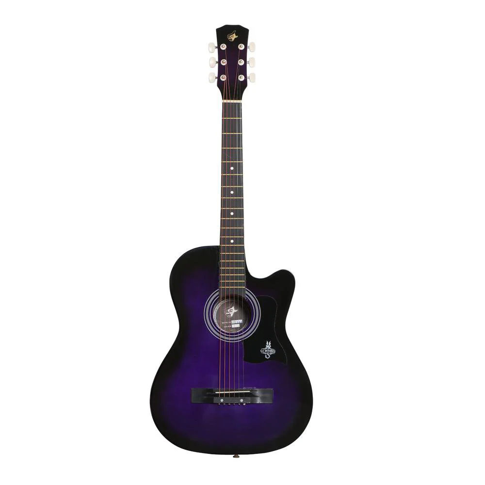 GC 38C Acoustic Guitar with Truss Rod and Bag - Image 15