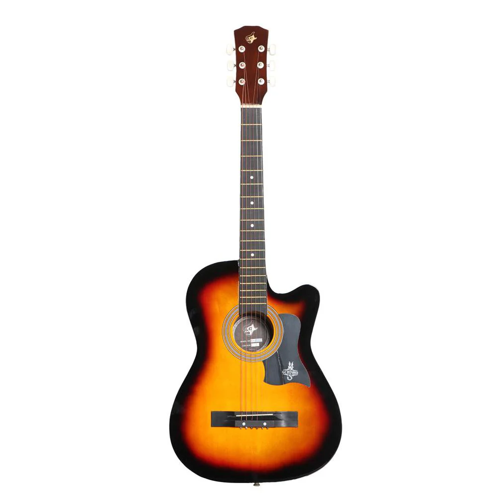 GC 38C Acoustic Guitar with Truss Rod and Bag - Image 9