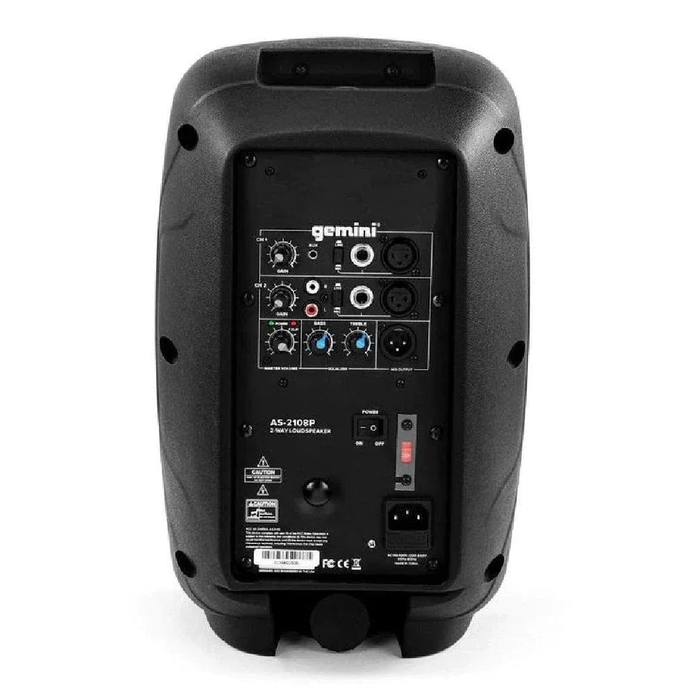 Gemini AS-2108P 500 Watt Active 8” Loudspeaker - Image 4