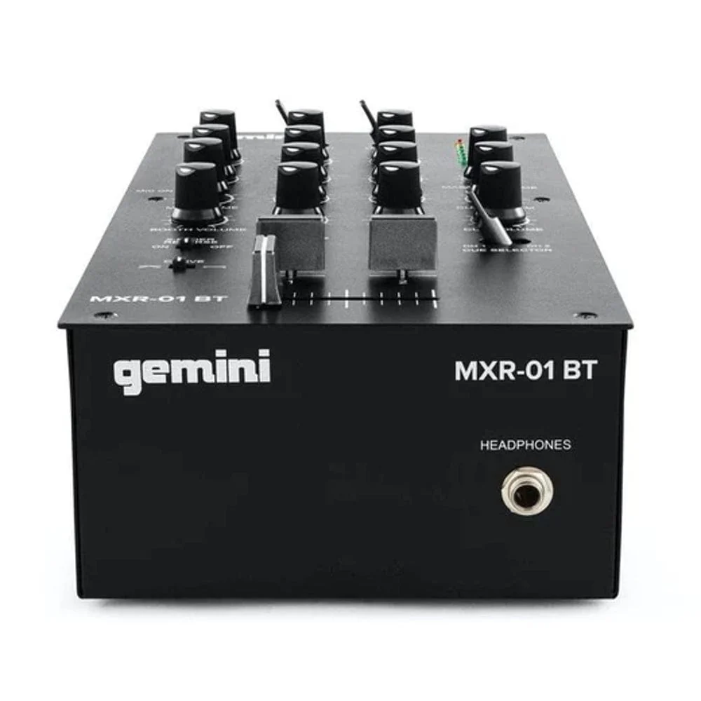Gemini MXR 01 BT 2-Channel Professional DJ Mixer With Bluetooth Input - Image 8