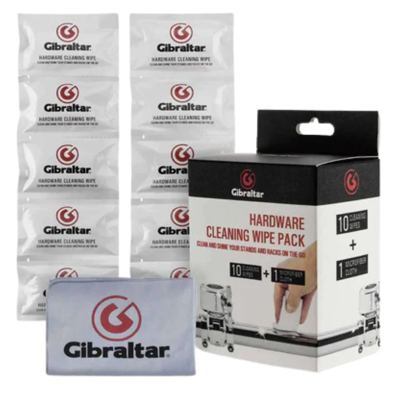 Gibraltar SC-HCW10 Hardware Cleaning Wipes - Pack of 10