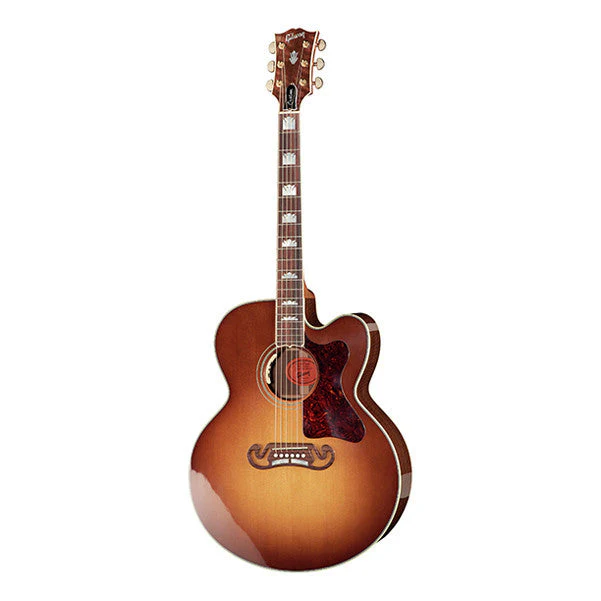 Gibson Claro Walnut SJ-200 Cutaway Electro Acoustic Guitar - Honey Burst
