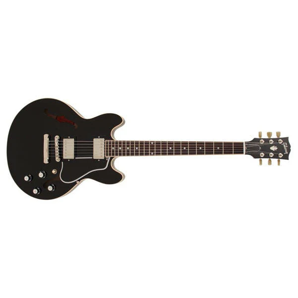 Gibson, Electric Guitar, ES 339, Semi-Hollow -Ebony ES339EBNH1