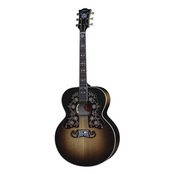 Gibson SJ-200 Bob Dylan Players Ed Dreadnought Electro Acoustic Guitar - Vintage Sunburst