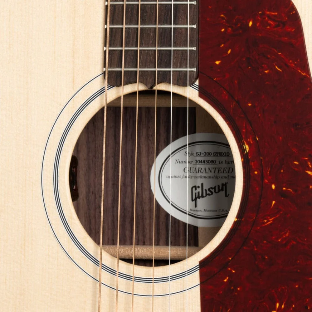 Gibson SJ-200 Studio Rosewood Electro Acoustic Guitar - Image 11