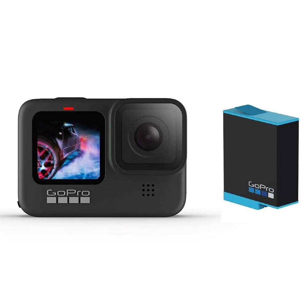 GoPro Hero 9 Black 5k Video 20MP Streaming Action Camera With Battery