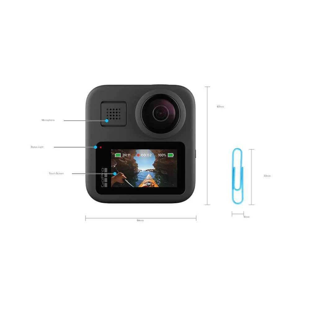 GoPro Max 360 Dual Lens Action Camera With Battery- Black - 2 Year Warranty - Image 5