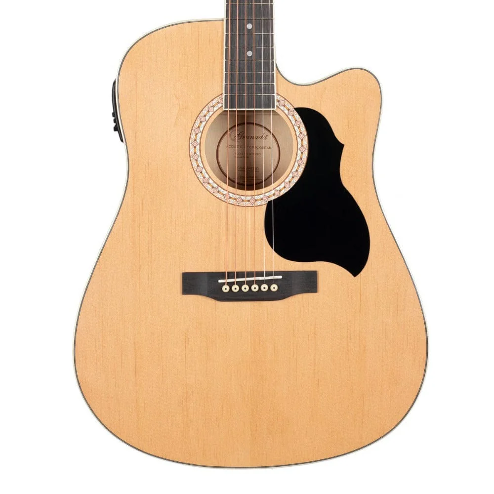 Granada GL141D-CEQ 6 String Electro Acoustic Guitar - Image 10