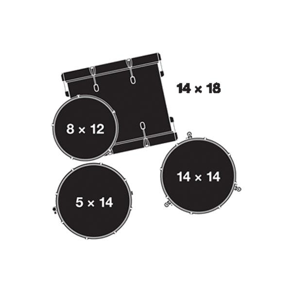 Gretsch Catalina Club Acoustic Drumkit - Satin Walnut Glaze - Image 2