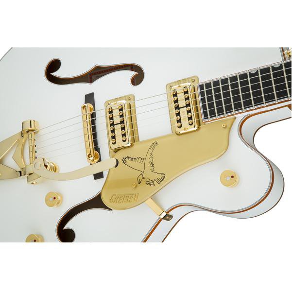 Gretsch G6136T Falcon Players Edition Electric Guitar - White - Image 3