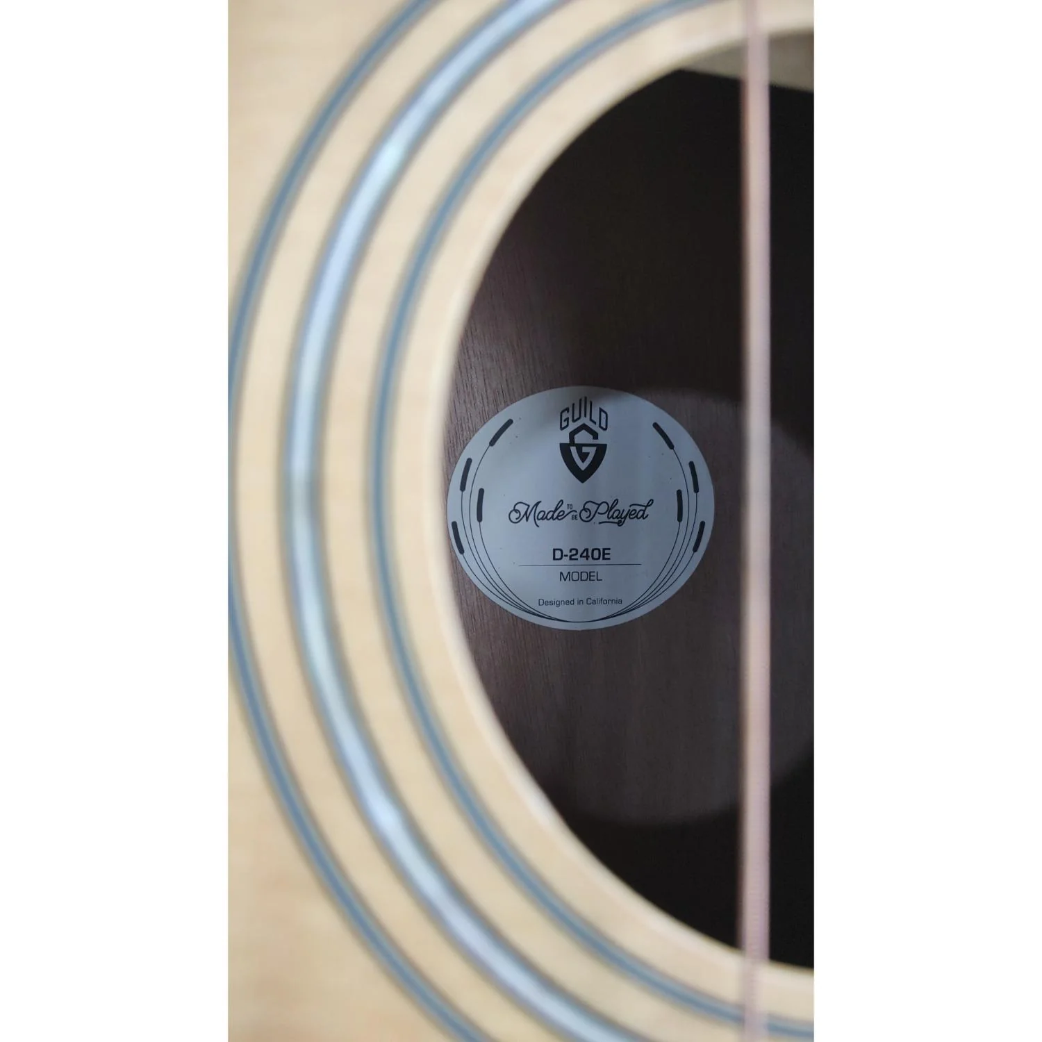 Guild D-240E Westerly Collection Electro Acoustic Guitars - Natural - Open Box - Image 5