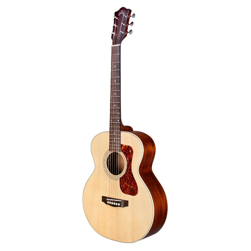 Guild Jumbo Junior 6 String Electro Acoustic Guitar - Natural - Image 2