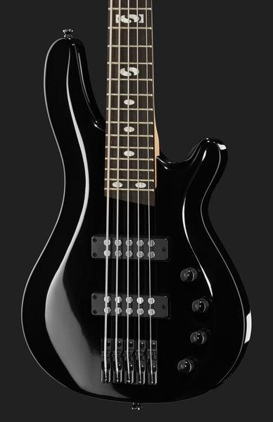 Harley Benton B-550 Black Progressive Series Bass Guitar - Image 4