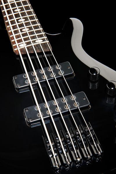 Harley Benton B-550 Black Progressive Series Bass Guitar - Image 9